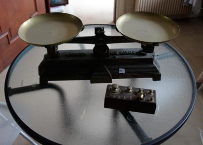 Balance 10 kg avec ses poids 