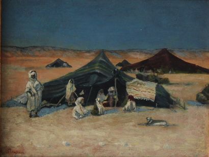 Gui REMINOT (XXème s.)

Campement de bédouins

Huile...