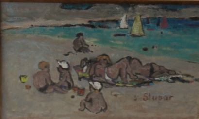 Solepic STUPAR (XXème s.)

La plage

Huile...