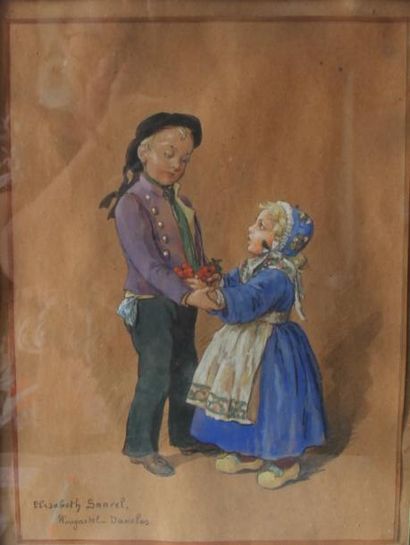 Élisabeth SONREL (1874-1953)

La querelle

Aquarelle,...