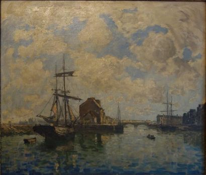 FRANK-BOGGS (1855-1926)

Voilier à Isigny...