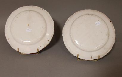 Les Islettes
Deux assiettes en faïence décor...