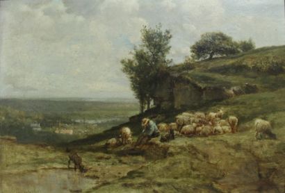 Eugène BATAILLE (1817-c.1880)

Le gardien...