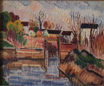 Louis NEILLOT (1898-1973) 

L'écluse

Huile...