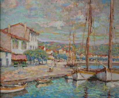 Henri STENN (1903-1993) 

Voilier à Saint...