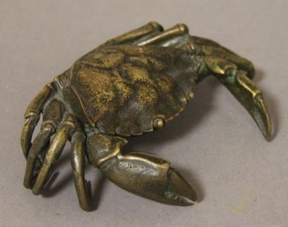Crabe en bronze