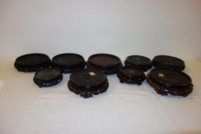 Lot de supports en bois, Chine moderne