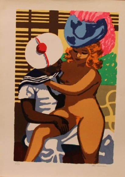 LARS NOORMAN (1915-1979) L'opération, Marin...