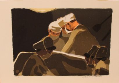 LARS NOORMAN (1915-1979) L'opération, Marin...