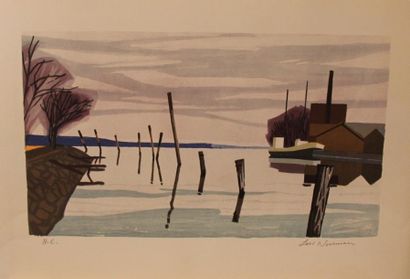 LARS NOORMAN (1915-1979) Paysages, Nature...