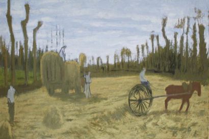 Roger ARGENTON (1908-1990) La fenaison en...