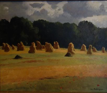 Maurice EHLINGER (1896-1981) Les meules de...