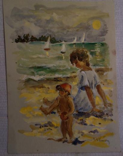 Katherine LIBROWICZ (1912-1991) Les enfants...