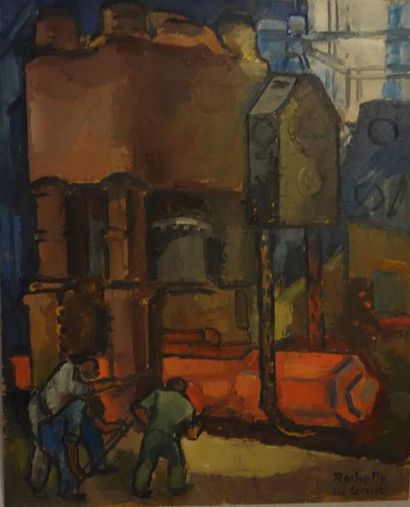 Raymond ROCHETTE (1906-1993) La presse hydraulique...