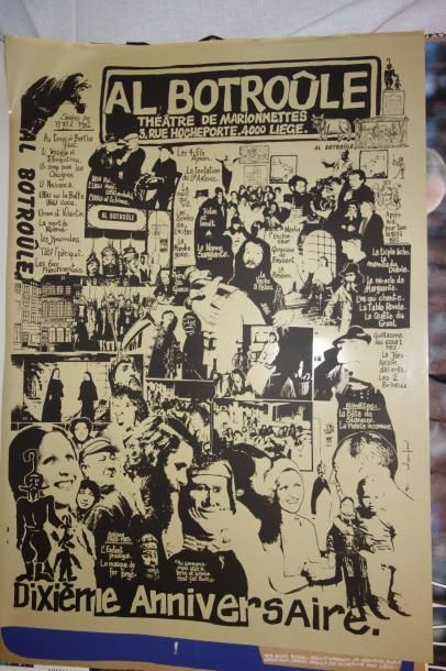 Important lot d'affiches d'expositions de...
