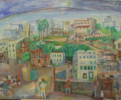 Ecole contemporaine Paysage et abstraction...