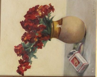 Ecole moderne Nature-mortes aux bouquets...