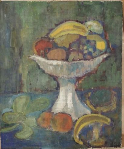 Ecole moderne Nature morte Huit huiles sur...