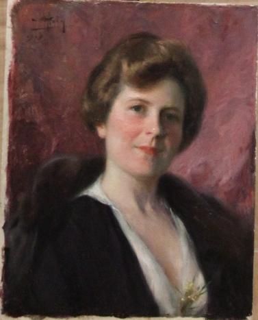 Alfred-Georges HOËN (1869-1954) Portrait...