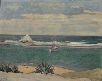 Marguerite Marie MARTIN (1897-1983) Falaises...