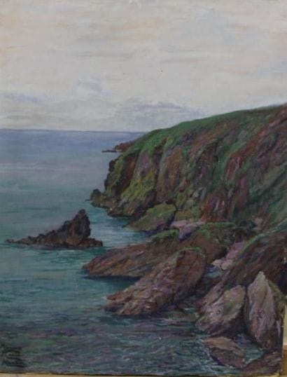 Marguerite Marie MARTIN (1897-1983) Falaises...