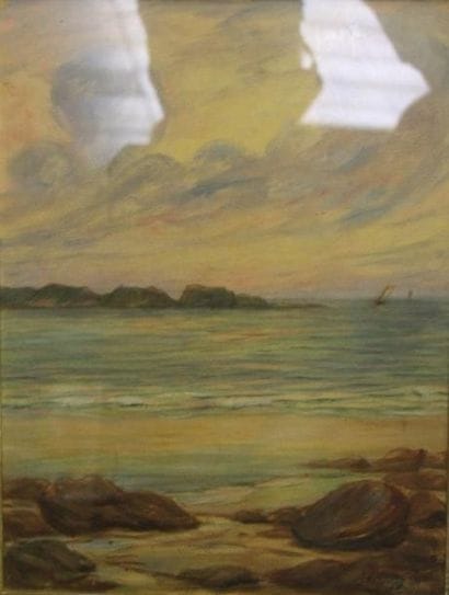 Ecole moderne Paysage Dix huiles sur toile...