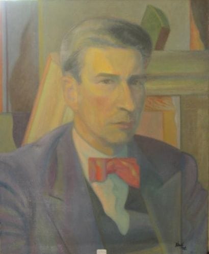 Ecole moderne Portrait Quatre huiles sur...