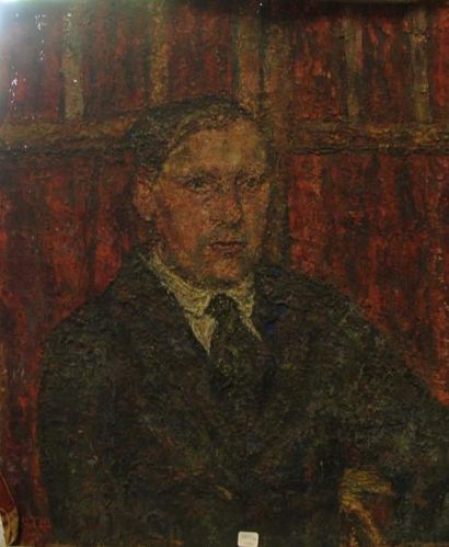 Ecole moderne Portrait Quatre huiles sur...