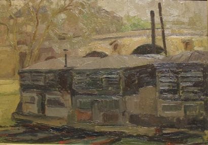 Martin-Ferrières Jacques (1893-1980) Le bateau...