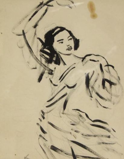 Charles KIFFER (1902-1992) La danse Quatre...