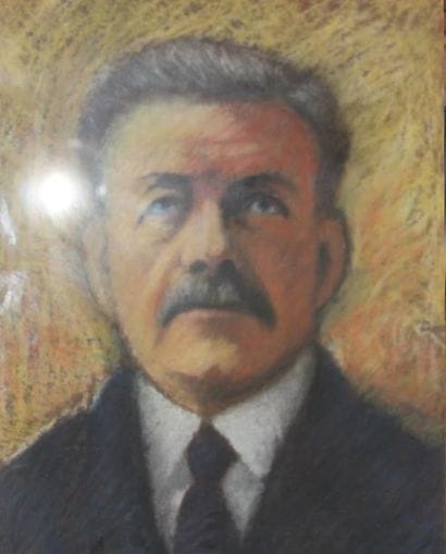 Roger ARGENTON (1908-1990) Portrait de Monsieur...