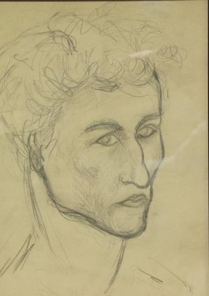 Charles KIFFER (1902-1992) Portrait d'homme...