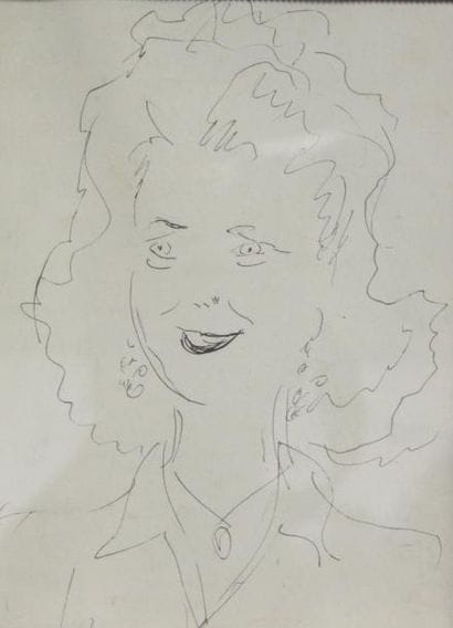 Charles KIFFER (1902-1992) Portait de femme...