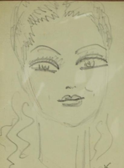 Charles KIFFER (1902-1992) Trois portait...