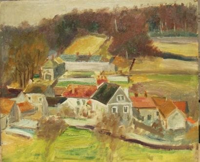 Charles KIFFER (1902-1992) Paysages Trois...