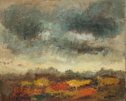 Charles KIFFER (1902-1992) Paysages Trois...