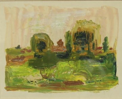 Charles KIFFER (1902-1992) Paysages Deux...