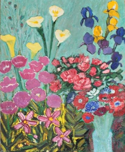 Roger ARGENTON (1908-1990) Bouquet de fleurs...