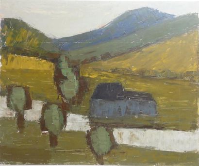 Roger ARGENTON (1908-1990) Paysage Huile...