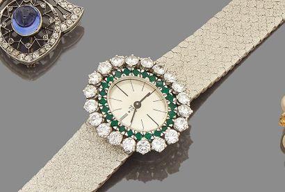 LUZ GENEVE. Montre-bracelet de dame, en or...