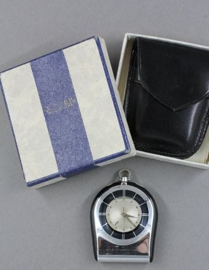JAEGER LECOULTRE Pendulette de voyage en...