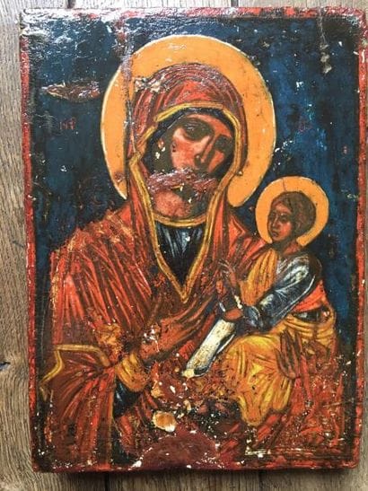 La Vierge Hodighitria 



Icône originaire...