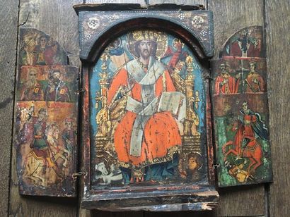Le Christ en Majesté 



Tryptique d’origune...