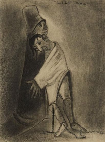 MARA-RUCKI (né en 1920)

Le calin (?)

Crayon...