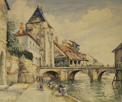 FRANK WILL (1900-1951)

Morêt sur Loing

Aquarelle...