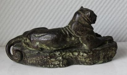 Antoine Louis BARYE (1796-1875) d'après

Panthère...
