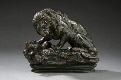 BARYE (d'après)
Le lion au serpent
sculpture...