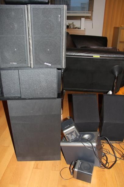 Lot d'enceintes BOSE, SONY, ALTEC LANSIN...