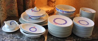 Havilland Limoges Partie de service de table...