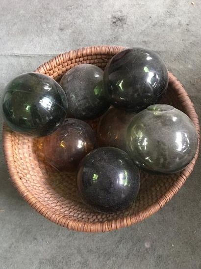 Lot de boulles en verre pour filets de p...